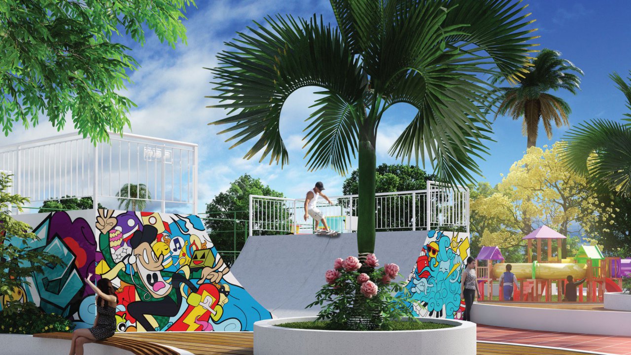 Pista de Skate e Playground